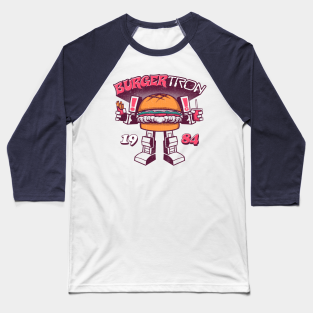 Burger Baseball T-Shirt - BurgerTRON '84 by Gimetzco!